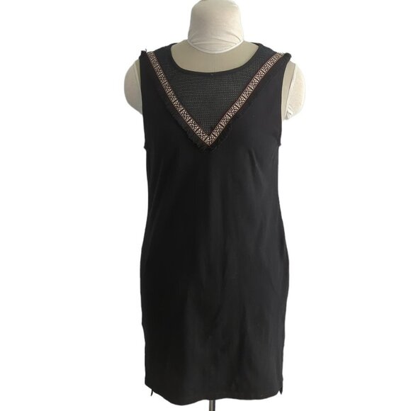 Runaway The Label Embroidered Fringe Shift Dress - Picture 2 of 5